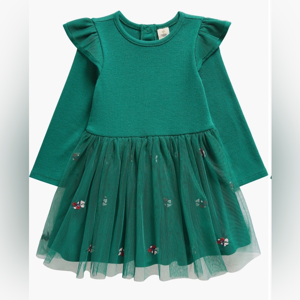 Tucker + Tate Embroidered Tulle Dress NWT 18m